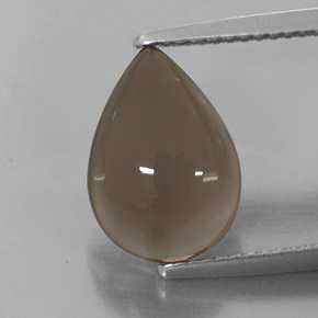 4,05 ctw natürlicher brauner Rauchquarz, Transparent, Transparent / Lichtdurchlässig