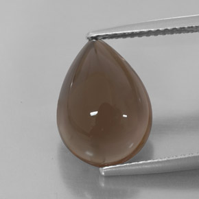 6,75 ctw natürlicher brauner Rauchquarz, Transparent, Transparent / Lichtdurchlässig