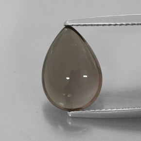 3,83 ctw natürlicher brauner Rauchquarz, Transparent, Transparent / Lichtdurchlässig