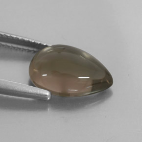 3,83 ctw natürlicher brauner Rauchquarz, Transparent, Transparent / Lichtdurchlässig