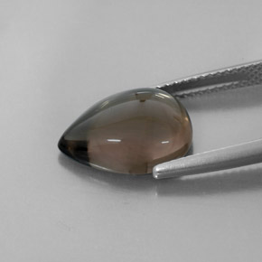 4,80 ctw natürlicher brauner Rauchquarz, Transparent, Transparent / Lichtdurchlässig