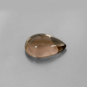 3,68 ctw natürlicher brauner Rauchquarz, Transparent, Transparent / Lichtdurchlässig