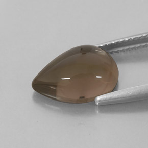 4,14 ctw natürlicher brauner Rauchquarz, Transparent, Transparent / Lichtdurchlässig