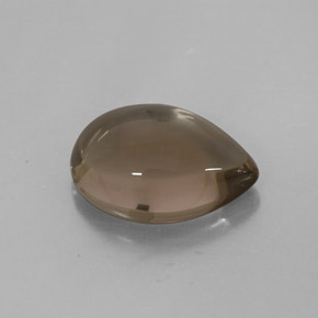 3,89 ctw natürlicher brauner Rauchquarz, Transparent, Transparent / Lichtdurchlässig