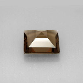 9,17 ctw natürlicher rauchbraun Rauchquarz, Quadrat, VVS-VS