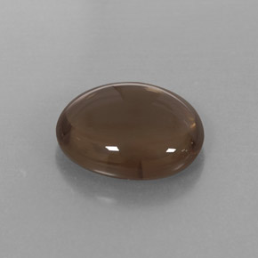2,98 ctw natürlicher brauner Rauchquarz, Oval Schliff, Transparent