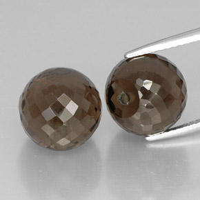  ct natürliche brauner Rauchquarz-Edelsteine, Sphäre / Kugel, VVS-VS