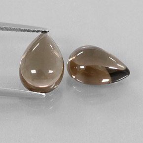  ct natürliche brauner Rauchquarz-Edelsteine, Transparent, Transparent / Lichtdurchlässig