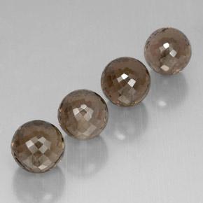 27,70 ct natürliche brauner Rauchquarz-Edelsteine, Sphäre / Kugel, VVS-VS
