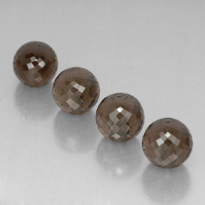 27,48 ct natürliche brauner Rauchquarz-Edelsteine, Sphäre / Kugel, VVS-VS