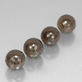 27,49 ct natürliche brauner Rauchquarz-Edelsteine, Sphäre / Kugel, VVS-VS