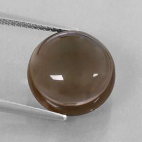 8,18 ctw natürlicher brauner Rauchquarz, Transparent, Transparent / Lichtdurchlässig