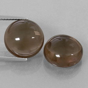 13,17 ct natürliche brauner Rauchquarz-Edelsteine, Transparent, Transparent / Lichtdurchlässig