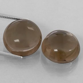  ct natürliche brauner Rauchquarz-Edelsteine, Transparent, Transparent / Lichtdurchlässig