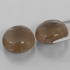  ct natürliche brauner Rauchquarz-Edelsteine, Transparent, Transparent / Lichtdurchlässig