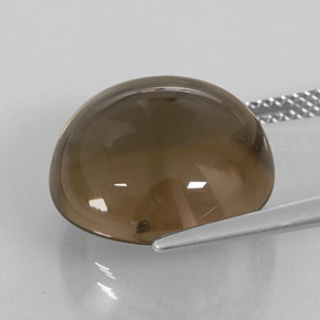 14,58 ctw natürlicher brauner Rauchquarz, Transparent, Transparent / Lichtdurchlässig