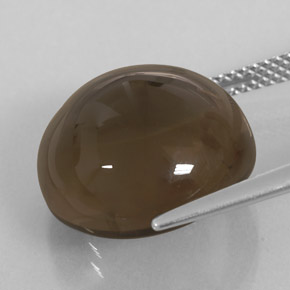 13,93 ctw natürlicher brauner Rauchquarz, Transparent, Transparent / Lichtdurchlässig