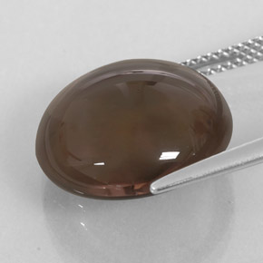 11,38 ctw natürlicher brauner Rauchquarz, Transparent, Transparent / Lichtdurchlässig