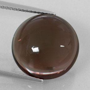 10,96 ctw natürlicher brauner Rauchquarz, Transparent, Transparent / Lichtdurchlässig