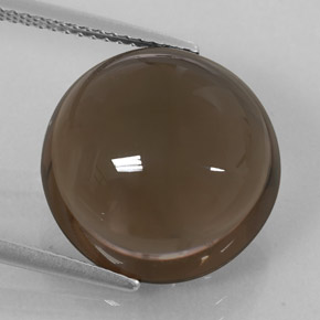12,05 ctw natürlicher brauner Rauchquarz, Transparent, Transparent / Lichtdurchlässig