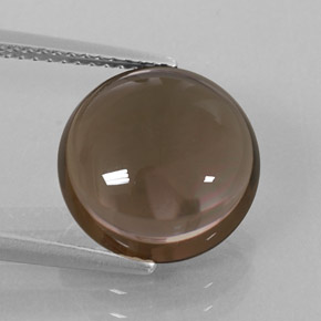 5,65 ctw natürlicher brauner Rauchquarz, Transparent, Transparent / Lichtdurchlässig