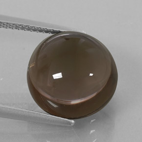 8,96 ctw natürlicher brauner Rauchquarz, Transparent, Transparent / Lichtdurchlässig