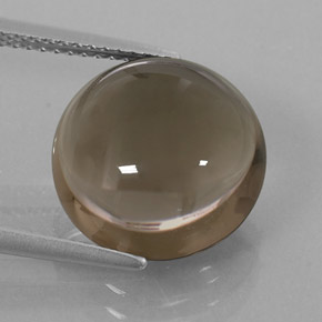 7,76 ctw natürlicher brauner Rauchquarz, Transparent, Transparent / Lichtdurchlässig