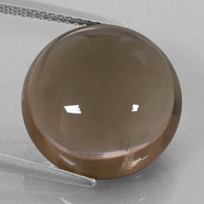 12,26 ctw natürlicher brauner Rauchquarz, Transparent, Transparent / Lichtdurchlässig