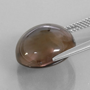 11,28 ctw natürlicher brauner Rauchquarz, Transparent, Transparent / Lichtdurchlässig
