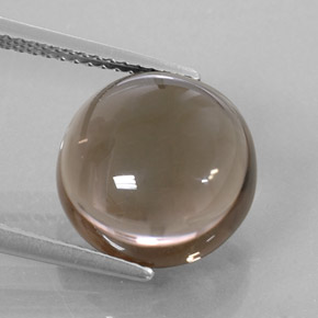6,81 ctw natürlicher brauner Rauchquarz, Transparent, Transparent / Lichtdurchlässig