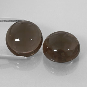  ct natürliche brauner Rauchquarz-Edelsteine, Transparent, Transparent / Lichtdurchlässig