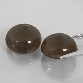  ct natürliche brauner Rauchquarz-Edelsteine, Transparent, Transparent / Lichtdurchlässig