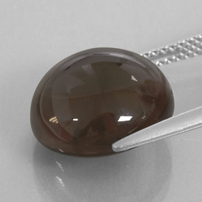 9,00 ctw natürlicher brauner Rauchquarz, Transparent, Transparent / Lichtdurchlässig