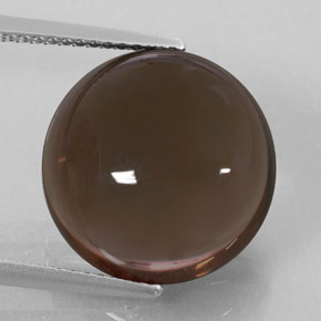 10,01 ctw natürlicher brauner Rauchquarz, Transparent, Transparent / Lichtdurchlässig