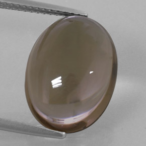 8,88 ctw natürlicher brauner Rauchquarz, Oval Schliff, Transparent