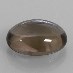 8,88 ctw natürlicher brauner Rauchquarz, Oval Schliff, Transparent