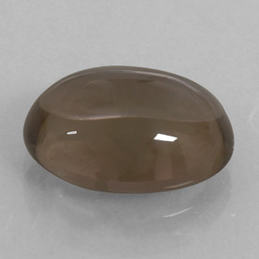 5,88 ctw natürlicher brauner Rauchquarz, Oval Schliff, Transparent