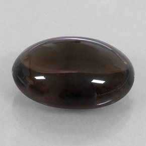 11,90 ctw natürlicher brauner Rauchquarz, Oval Schliff, Transparent