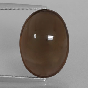 6,70 ctw natürlicher brauner Rauchquarz, Oval Schliff, Transparent