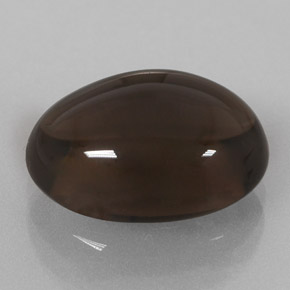 6,71 ctw natürlicher brauner Rauchquarz, Oval Schliff, Transparent