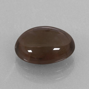 3,06 ctw natürlicher brauner Rauchquarz, Oval Schliff, Transparent