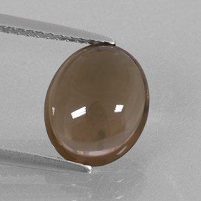 3,11 ctw natürlicher brauner Rauchquarz, Oval Schliff, Transparent