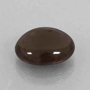 2,88 ctw natürlicher brauner Rauchquarz, Oval Schliff, Transparent