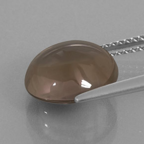 9,17 ctw natürlicher rauchbraun Rauchquarz, Rund Schliff, Transparent