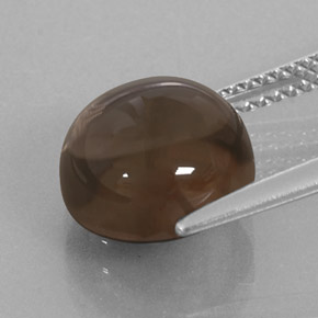 4,99 ctw natürlicher brauner Rauchquarz, Rundschliff, Transparent