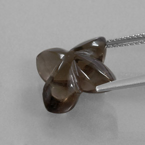 6,20 ctw natürlicher brauner Rauchquarz, Transparent, Transparent / Lichtdurchlässig