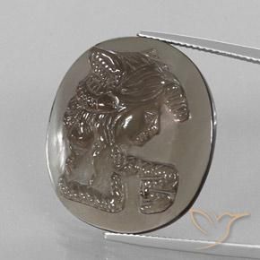 9,17 ctw natürlicher Hellbraun Rauchquarz, Oval, Transparent