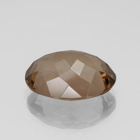 11,53 ctw natürlicher brauner Rauchquarz, Oval Schliff, VS