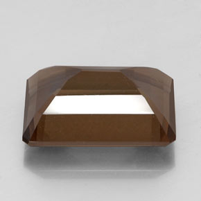 9,17 ctw natürlicher Braun Rauchquarz, Smaragdschliff, VVS-VS