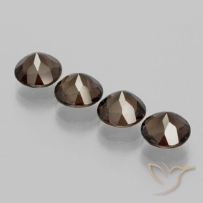 7.21 ct natürliche Mittel braun Rauchquarz-Edelsteine, Runden, VS